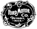 Το λογότυπο της αυτοκινητοβιομηχανίας Ford, όπως έχει εξελιχθεί με το πέρασμα του χρόνου.